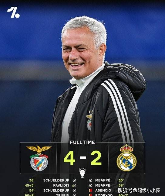 欧冠战报：马德里双雄全被爆冷、本菲卡4-2皇马马竞1-2博得闪耀