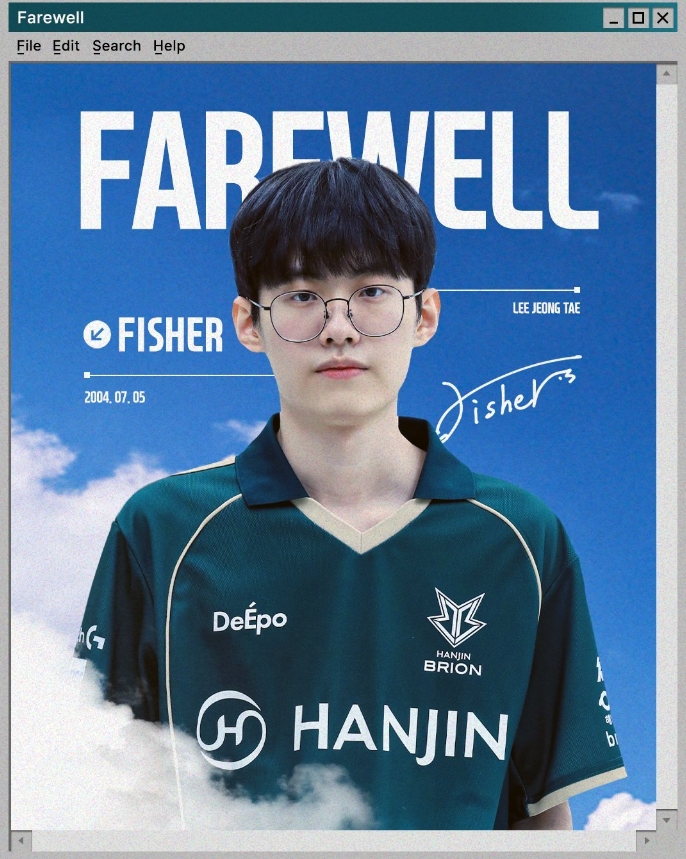 BRO官宣中单选手Fisher离队！